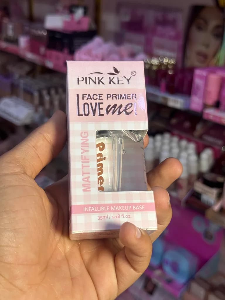 pink key face primer