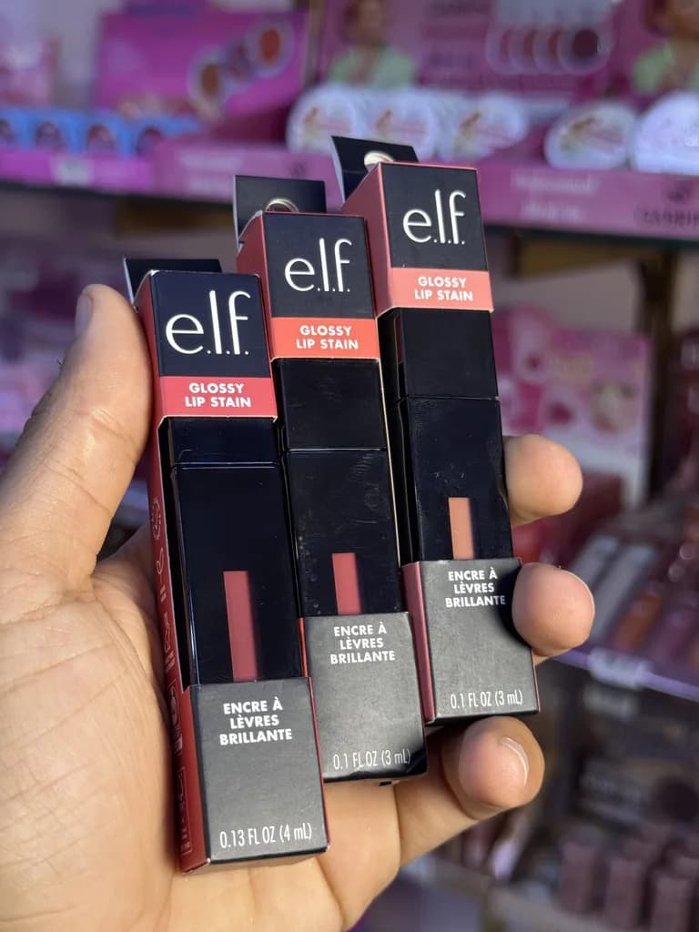elf glossy lip stain