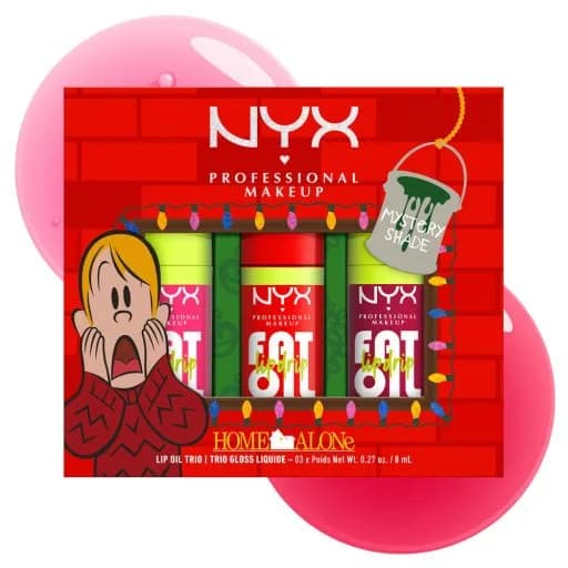 NYX Lip Oil Trio Home Alone Edition