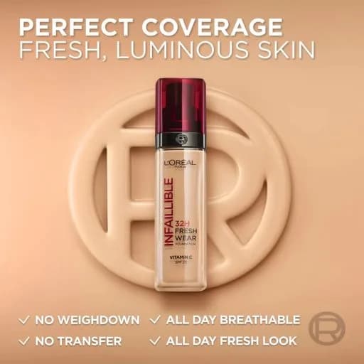 fondation loreal infallible