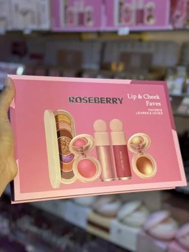rose berry lip and cheek faves pack 5 pieces