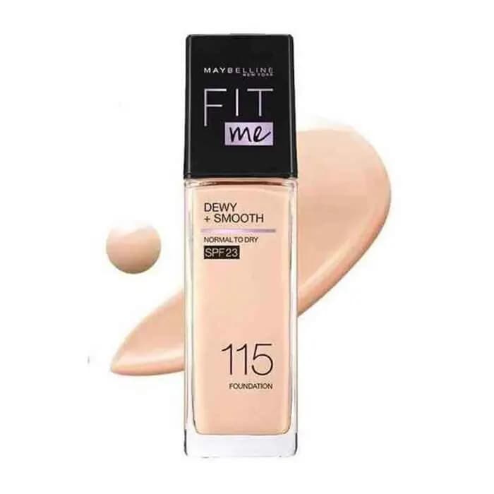 fit me fondation dewy et smooth
