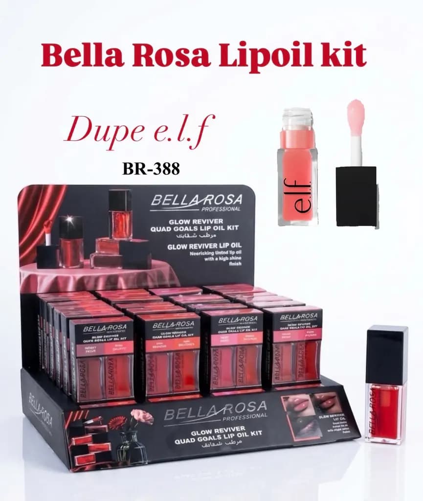bella rosa lip oil dupe elf