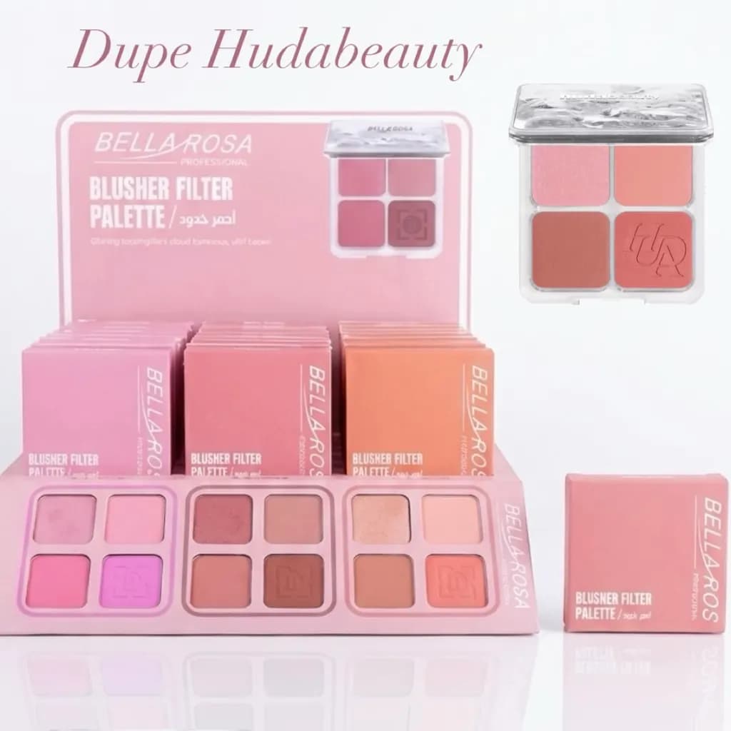 bella rosa palette huda beauty