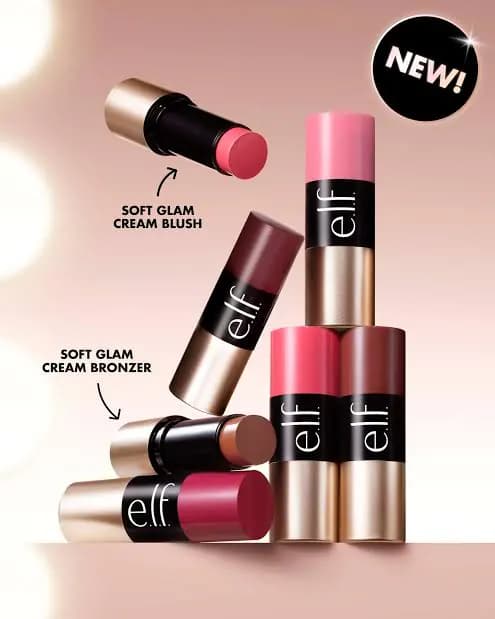 Elf soft glam cream blush