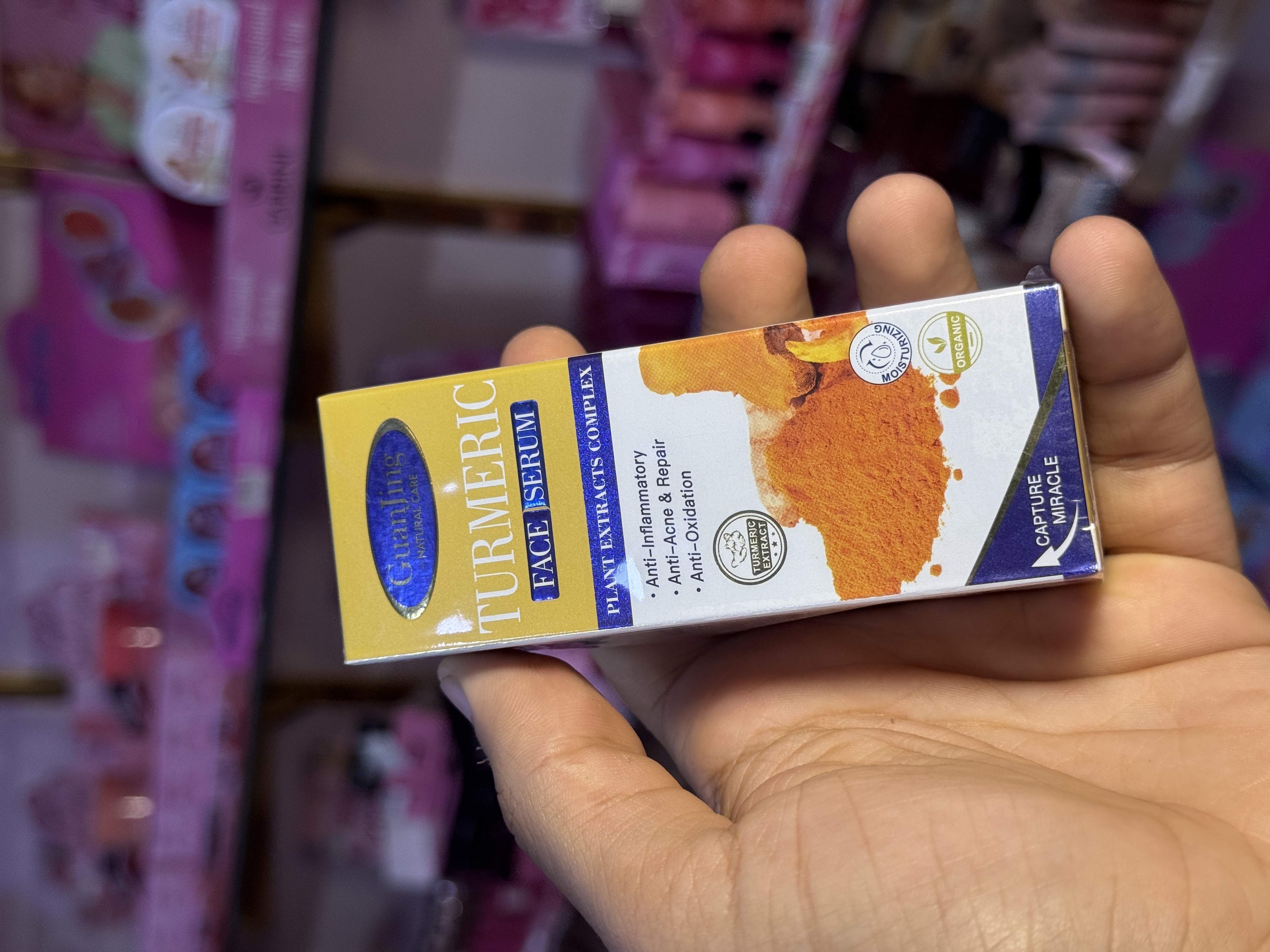 Turmeric face serum